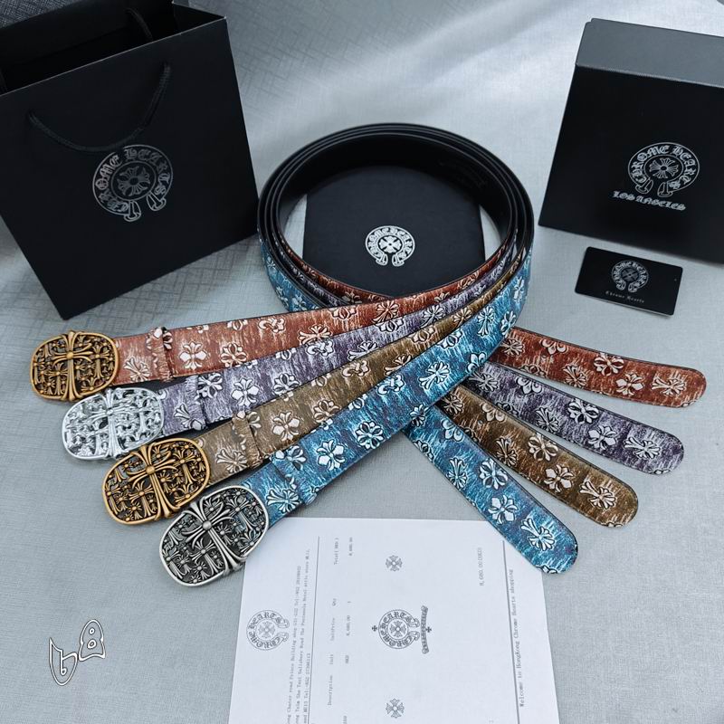 Chrome Hearts belt 38mmX90-125cm lb04